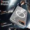 Magnetic Glitter Clear Case for Magsafe Iphone 17 Pro Max Air 16 Plus 16E 15 13Pro 14 Pro 16Pro 17Pro Mag Safe Anti Yellowing Phone Cover