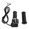 LED Display Electric Bike Throttle Grip Handlebar with Battery Indicator Power Switch Key24V