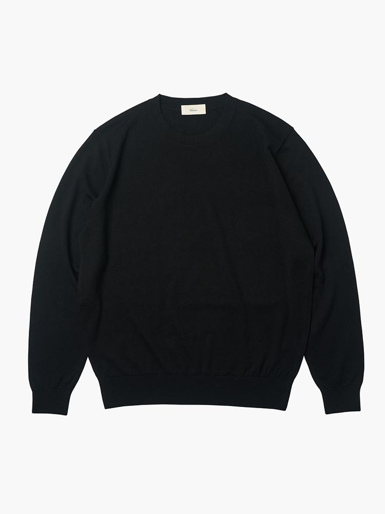 Berno 24Fw Round-Neck Knit Black L