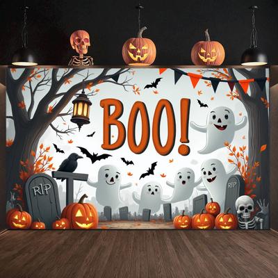 Halloween Dekoration Geist Design Halloween Banner Party Banner Bunte Blätter Event Dekoration Für Outdoor Event Feiertagsdekoration