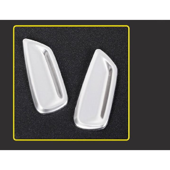 -23 For Benz C-Class W206 Silver Steel Trim Seat Headrest Adjust Button Ring