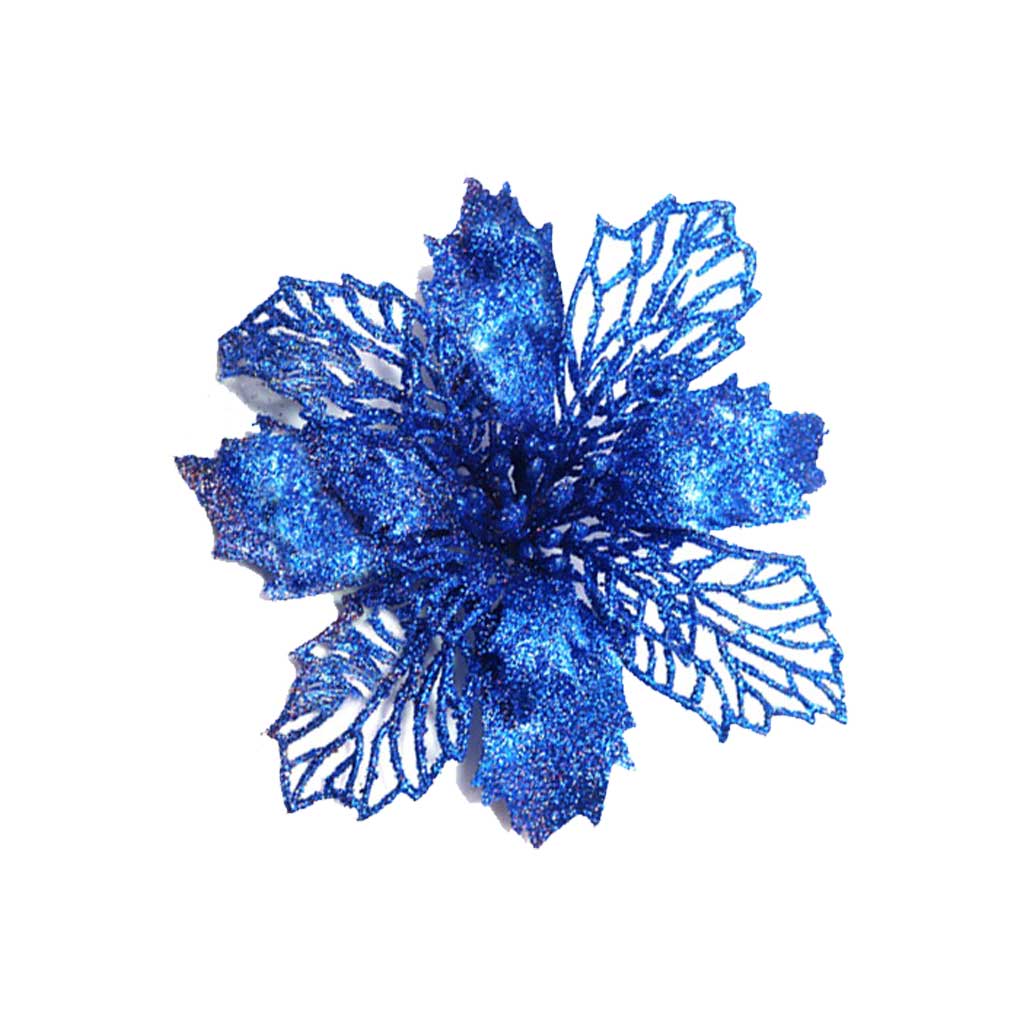 

Искусственный цветок Рождественский кулон Изысканный Красивый Привлекательный Бытовой Декор Рождественский Декор Сладкий Подарок Праздничные Принадлежности темно-синий