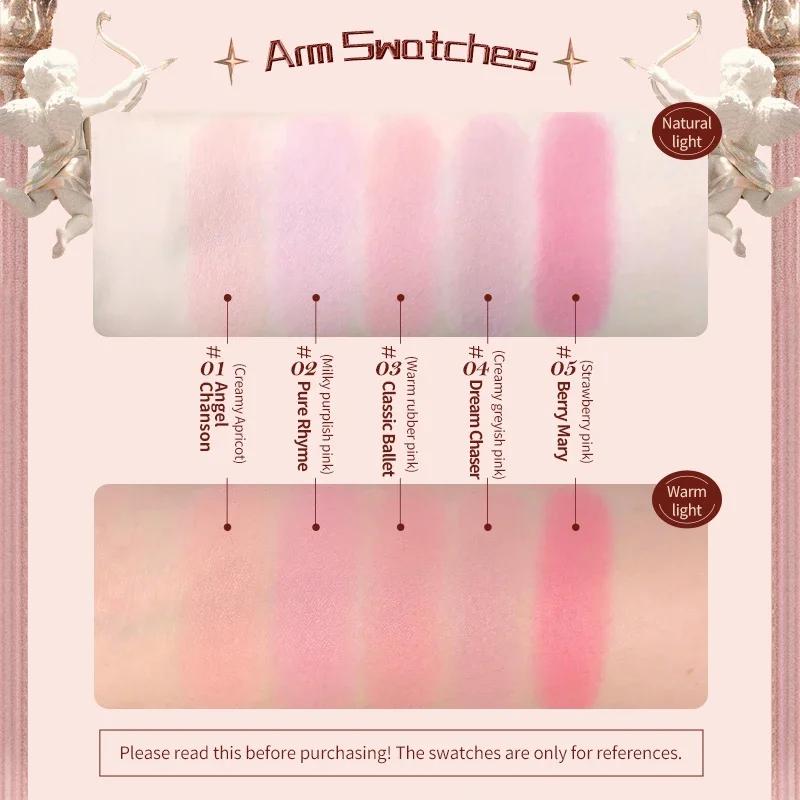 Flower Knows Erdbeer Rococo Serie Geprägtes Rouge 5g Rougepuder Berry Mary Rougepalette Make-up Professionell