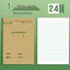 Kraft Paper Homework Book with 36K Grid for Language, Math, English, Pinyin - Grades 1 To 3