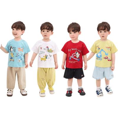 LUSON Baby Boy's Summer Fashion Short Sleeve T-Shirt