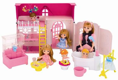 House Take Care of Each Other Licca-chan Miki-chan Maki-chan Let's