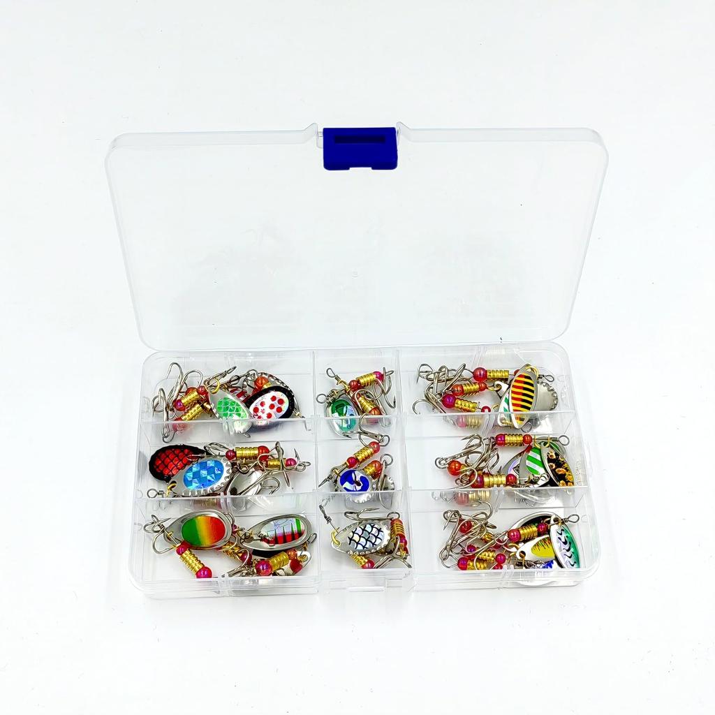 Colorful Spoon-shaped Spinnerbait for Mountain Streams and Trout, 3g/3.5g, Ultra-lightweight,