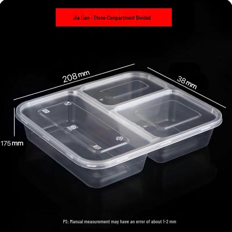 Deshangyuan Disposable Multi-Compartment Takeaway Lunch Boxes with Lids