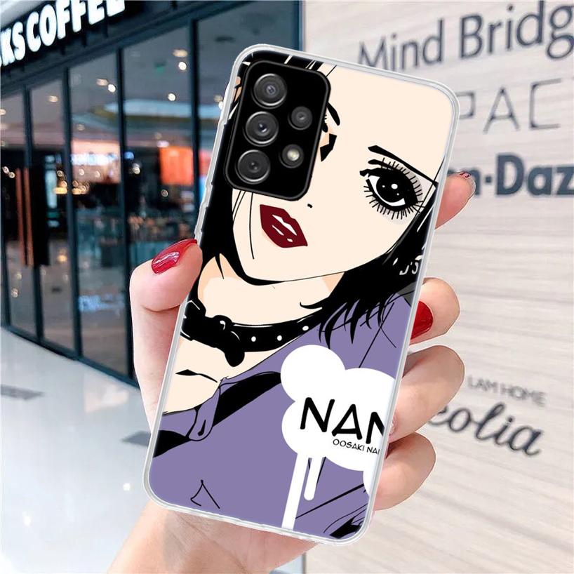 NaNa Osaki Anime For Samsung Galaxy A15 A14 A13 A12 A55 A54 A53 A52 Phone Case A32 A35 A34 A33 A25 A24 A23 A22 A04S A03S A02S Ga