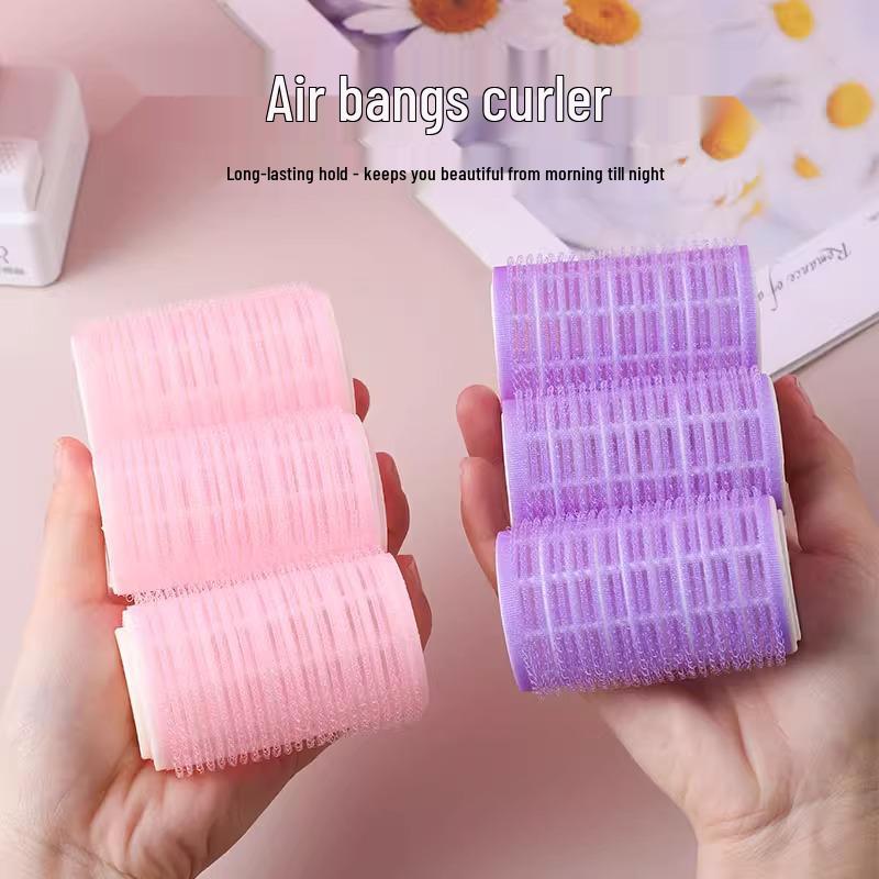 Air Bangs Curling Iron: Fluffy Hair Root Shaping Clip Curler