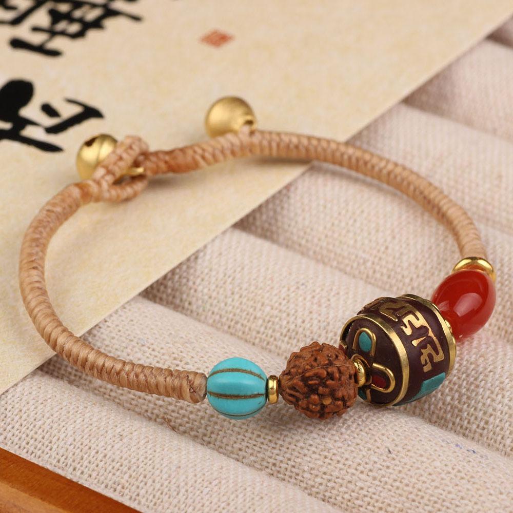 Braided Tibetan-style Bracelet Nepal Tibetan Style Vintage Beaded Bracelet Bohemian Bracelet  Gift