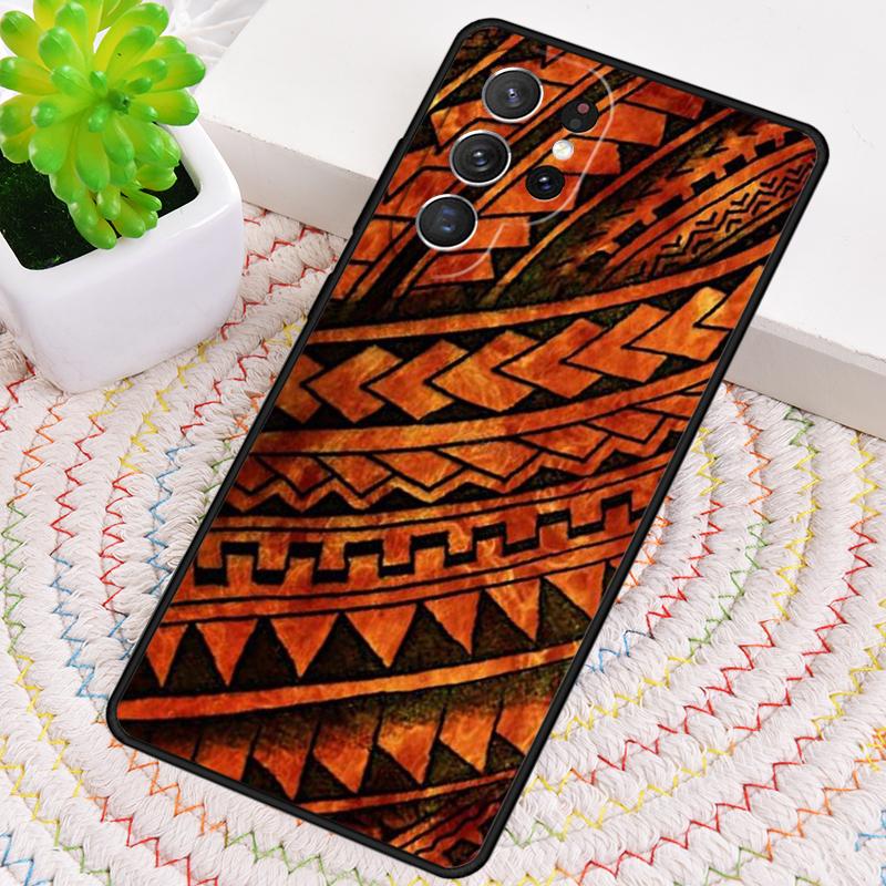 Maori Stamm Samoanisch Polynesisch Weiche Silikon Handyhülle Für Samsung Galaxy note 10 pro S26 S25 S24 S23 S22 S21 Plus Ultra Cover