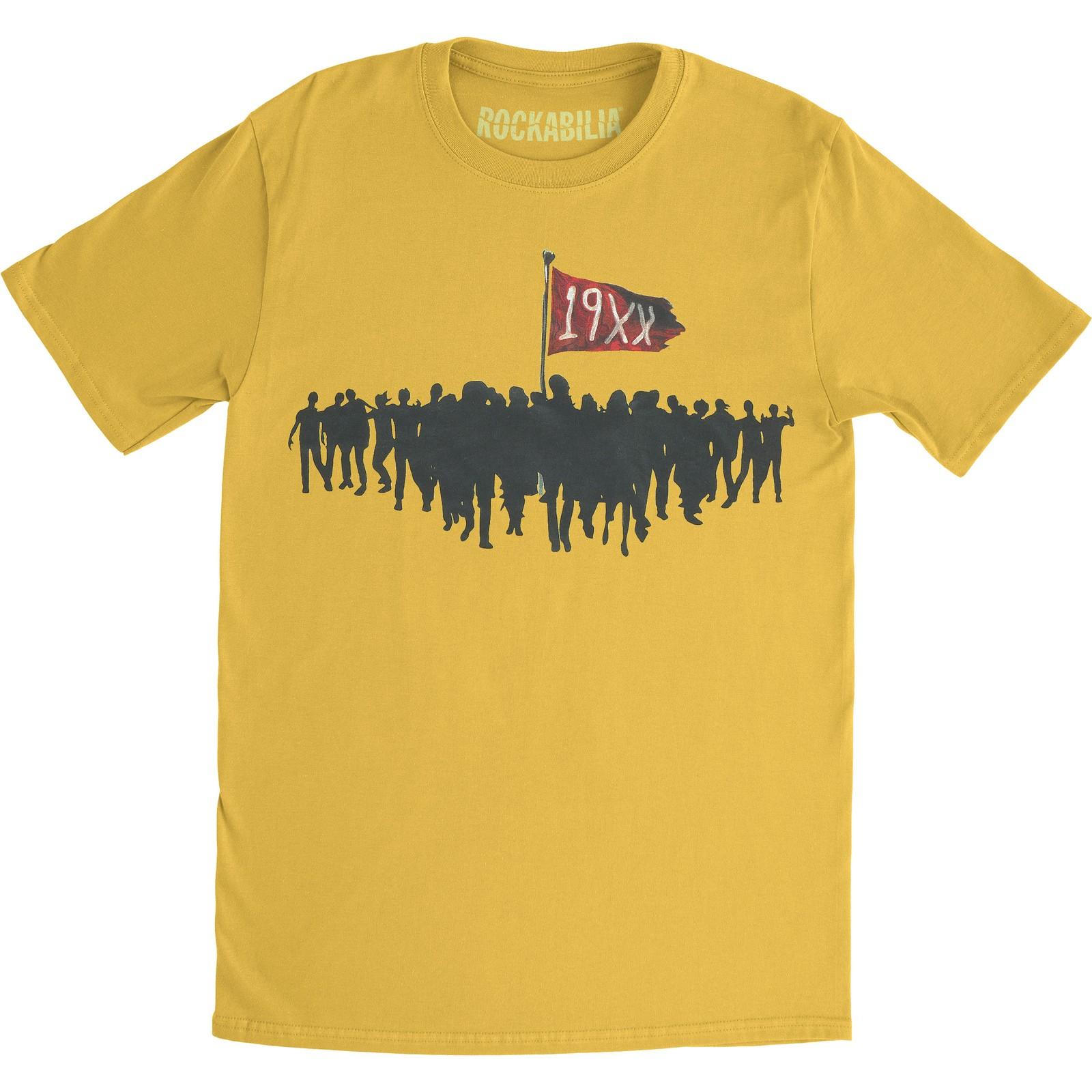 Men s Machine Gun Kelly (Music) Flag 19XX T-shirt Small Yellow S