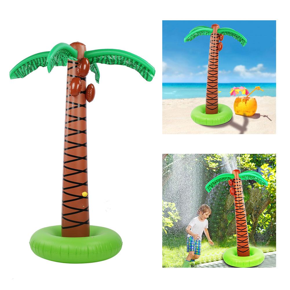 Inflatable Palm Tree Kids Spray Water Outdoor Toy Summer for Lawn Garden Pool Party DecorationPalm Tree Type