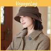 Polyester Hat For Women With Solid Color And Bow Decor For Casual Winter Wear