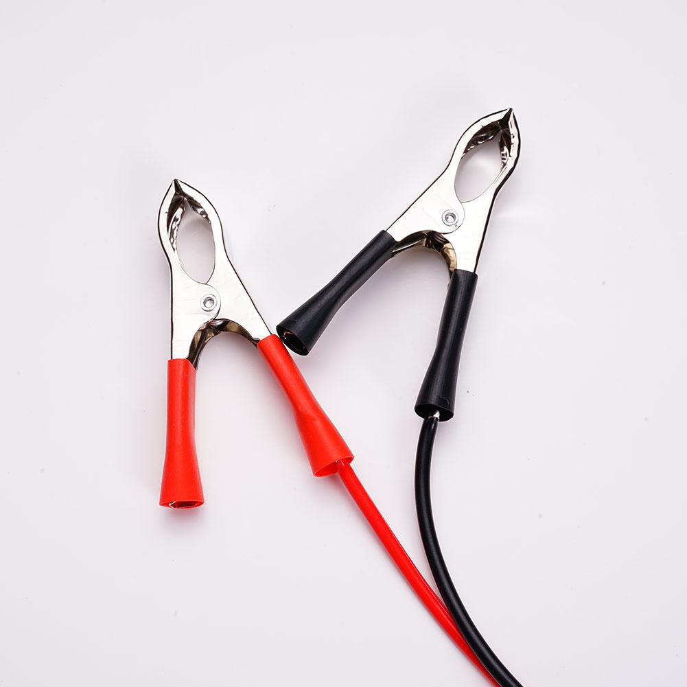 12V Power Car Cigarette Lighter Female To Alligator Clip Extension Connector To Terminal Clip-on Battery Adapter Auto Socket