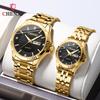 Men's Stainless Steel Double Calendar Waterproof Wristwatch - Cross-border Bestseller for Couples