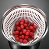 Handmatige Groentedehydrator Roestvrij Staal Fruitwasser Saladeslinger Keukenaccessoires