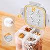Square Grain Storage Box Plastic Food Storage Box Practical Divided Storage Containers  Fridge