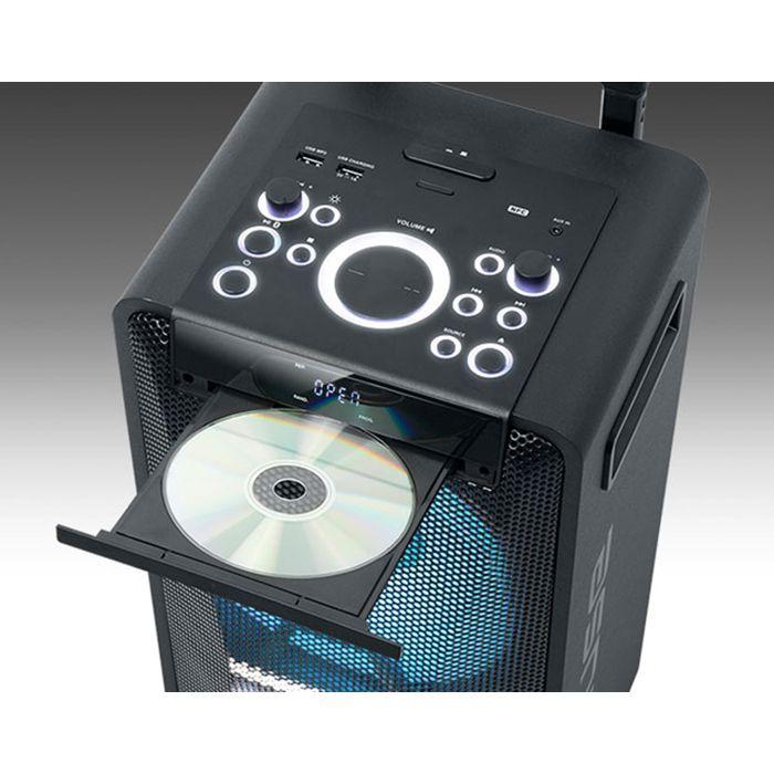 Muse M-1920 DJ Lautsprecher für persönlichen Assistenten kabellos NFC und Bluetooth 2-Wege - NEW ONE - Schwarz