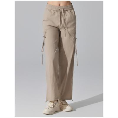 Women's High Waisted Wide Leg Windproof Yoga Track Pants