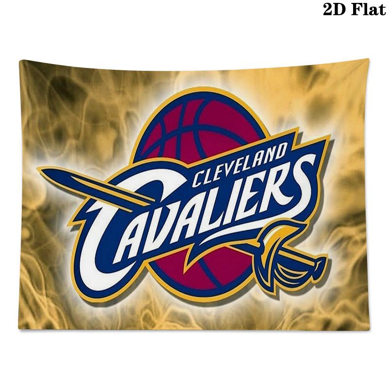 Cleveland Cavaliers Wall Tapestry Aesthetic Wall Hanging Printed Fabric Blanket Decorative Tapestries for Bedroom Living Room Home Decor