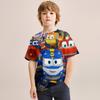 Super Wings Kids T-shirt Cartoon Print Clothing Birthday Cool Fashion Trendy Casual Party