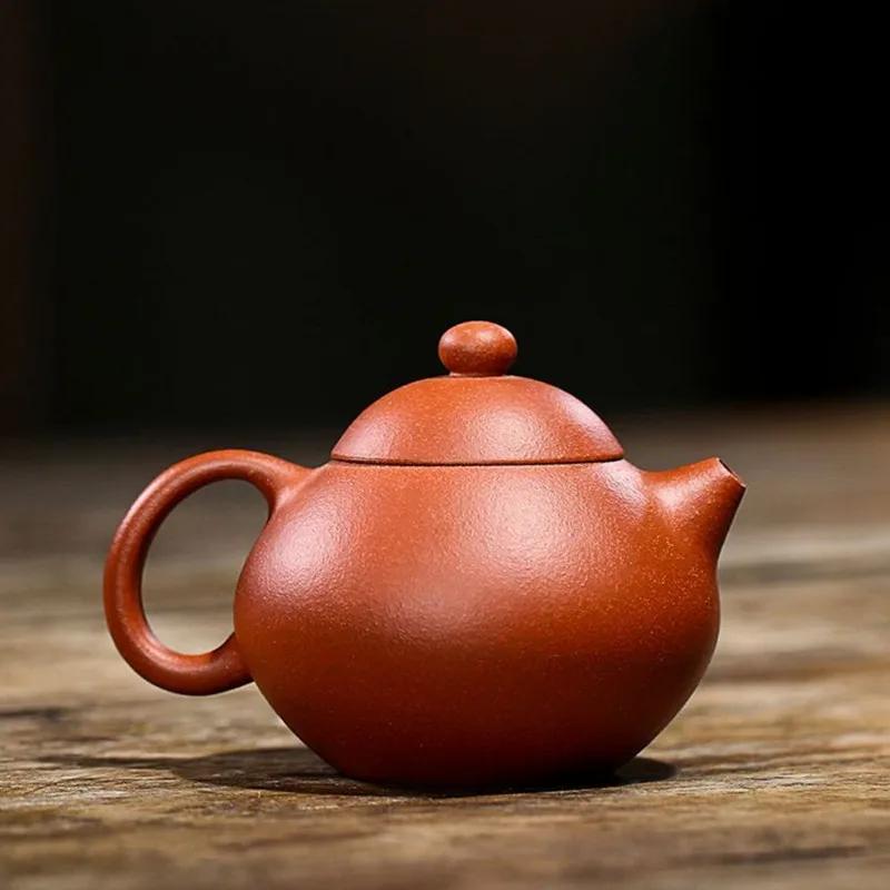130ml Authentic Yixing Purple Clay Teapot Raw Ore Zhu Mud Home Tea Pot Zisha Filter Beauty Tea Kettle Chinese Teaware Supplies