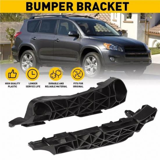 Front Driver & Passenger Side Bumper Bracket for 2006-2012 Toyota RAV4