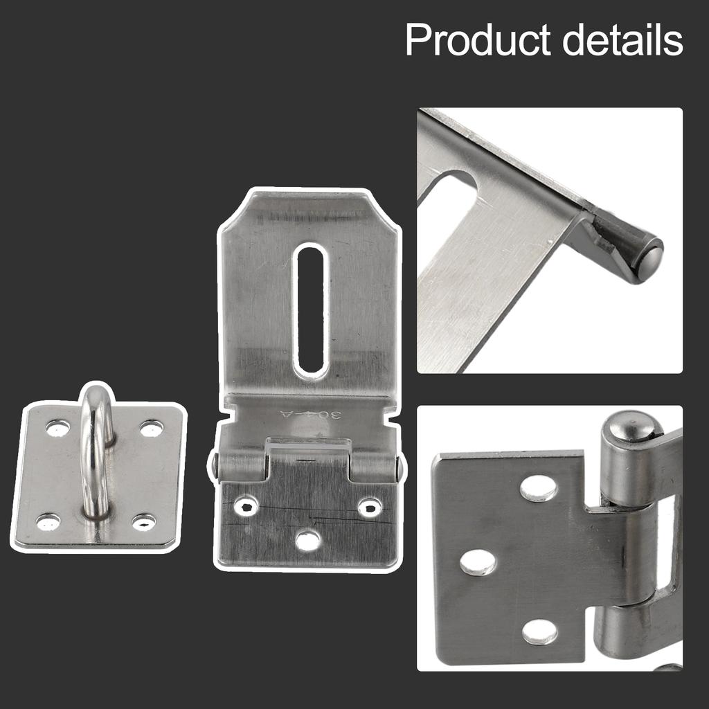 Bedrooms Door Padlock Plate Home Cupboards Cabinet Drawer 90 Degrees Hasp
