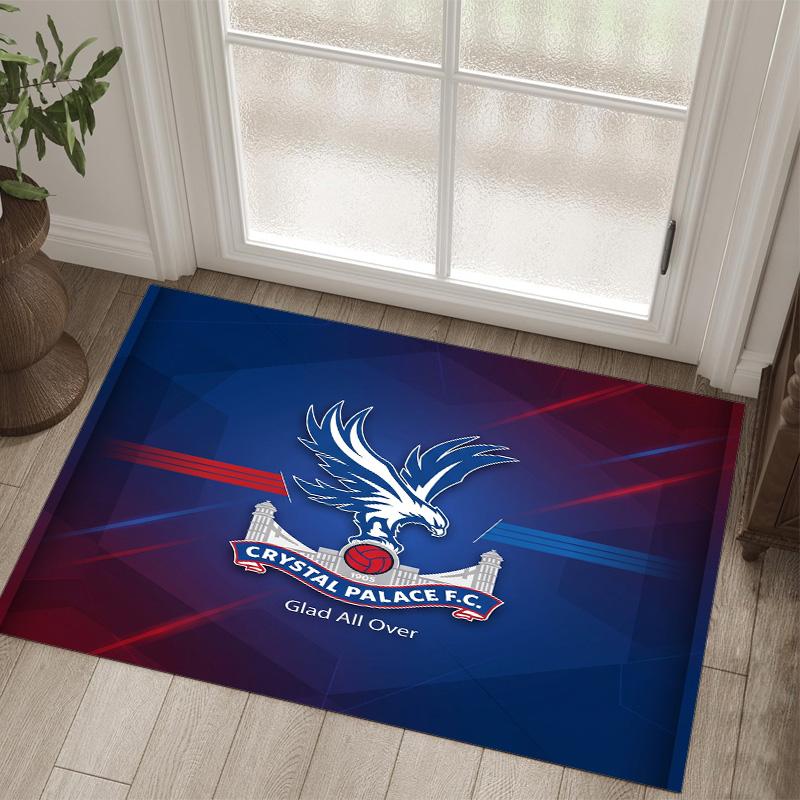 Crystal Palace Design Crystal Velvet Carpet Cozy Non?Slip Printed Rug For Bedroom Living Room Entrance