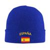España Flag Knitted Hat For Men Women Knit Hats Winter Beanies Skull Cap Unisex Black Soft Warm Winter Hat Print Beanie Hat