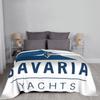 Bavaria Yachts Blue Silver Logo Blankets Multi-function Fleece Sofa Throw Blanket for Home Bedroom Travel Throws Bedspread Quilt