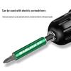 Telescopic Magnetic Bit Positioning Screwdriver with Hex Shank and Extended Socket Rod