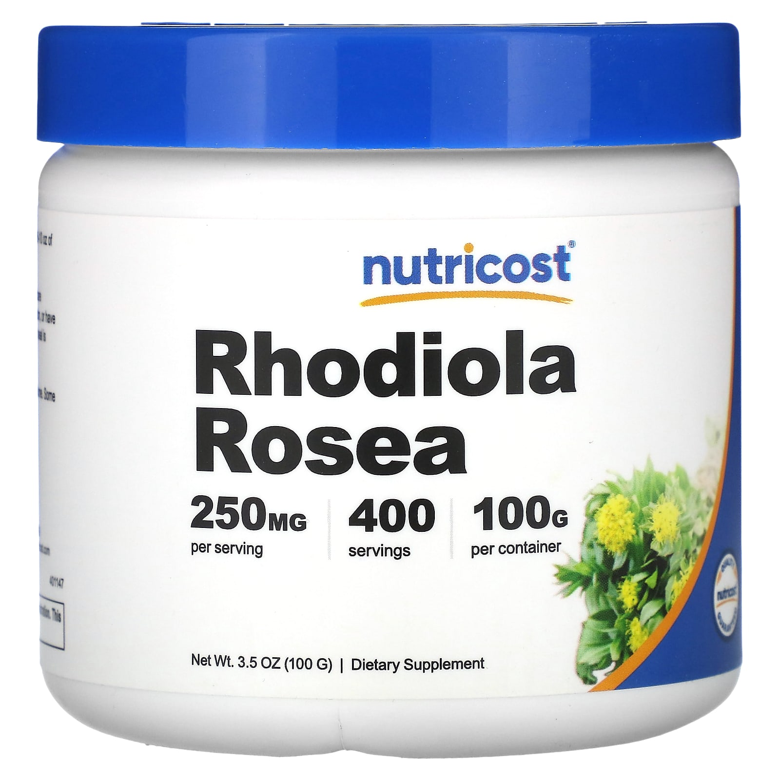 

Nutricost, родіола, 100 г (3,5 унції)