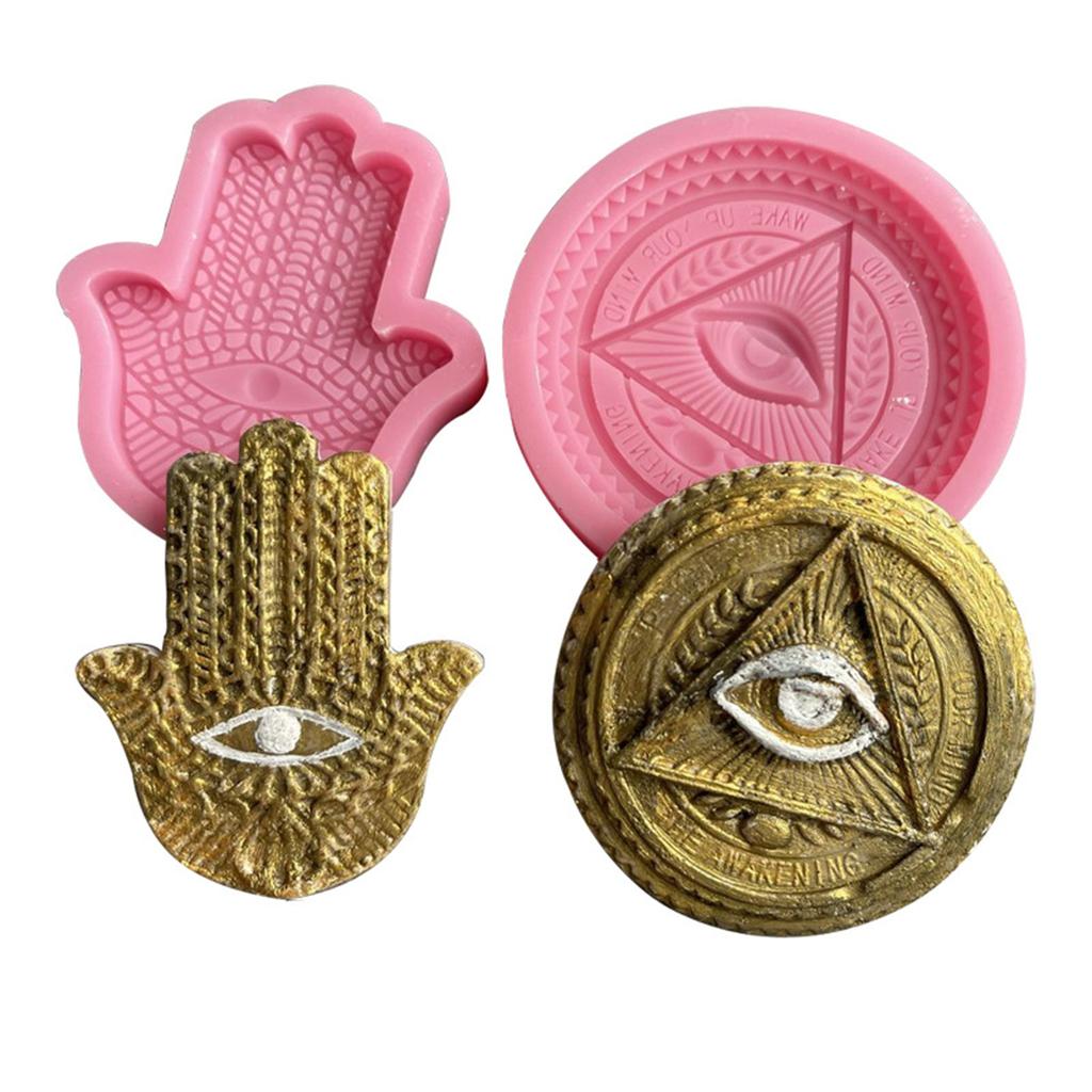 Totem Silicone Decorative Soap Aromath Plaster Mold Resin Casting Pendant Mold