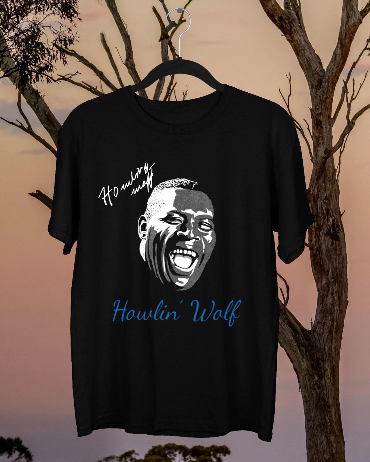 Новая редкая черная футболка унисекс Howlin  Wolf Face To Face, хлопок, полный размер TR287 S