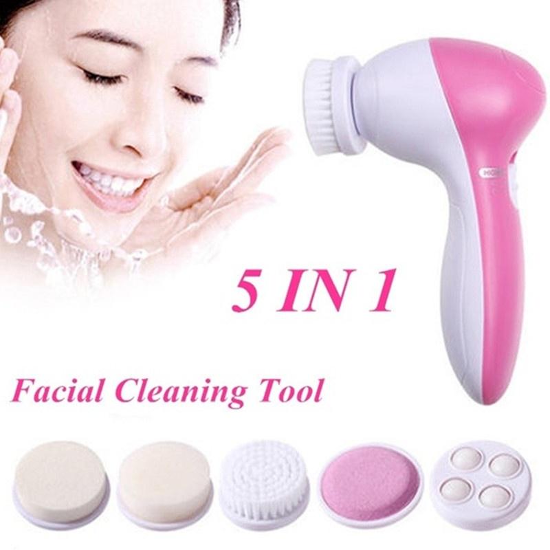 Buy 51 Multifunction Electric Facial Cleansing Brush Spa Skin Care Massager at affordable