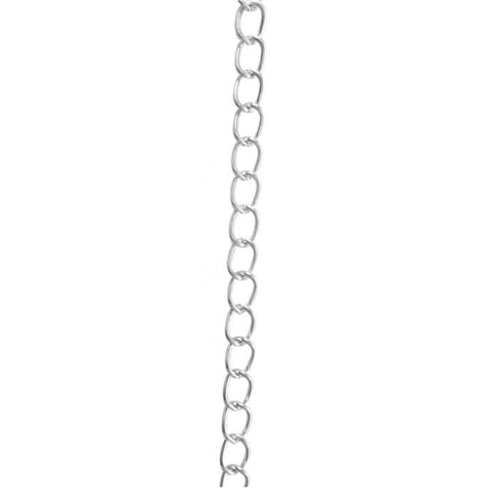 Chaîne maille jaseron Ø5,7mm Argent Au mètre