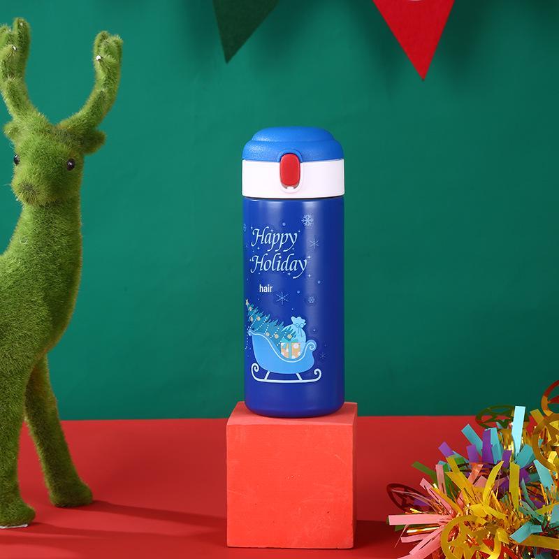 High-Quality 304 Stainless Steel Insulated Children's Cartoon Water Bottle - Mini Pea Cup for Girls