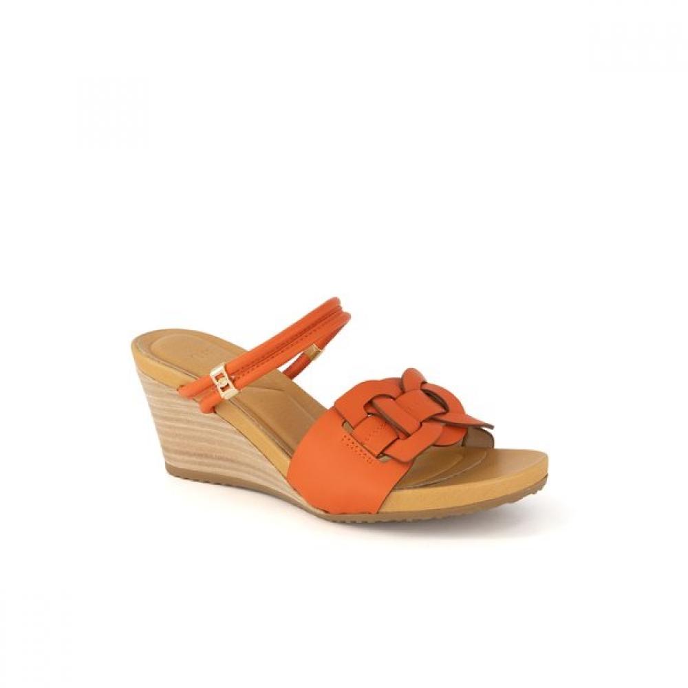 DakS Women S 6cm Wedge Heel Two Way Sandal Dld309 Orange 250 17430₽
