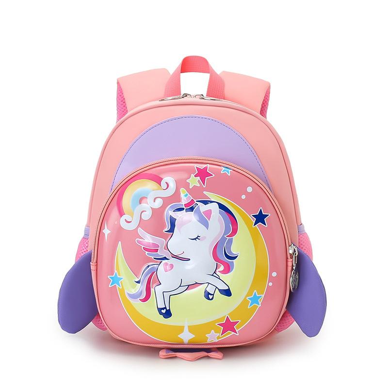 Kindergarten Anti-Lost Schoolbag Children'S Bag Female Cute Toddler Lightweight Burden Reduction Breathable Backpack Backpack