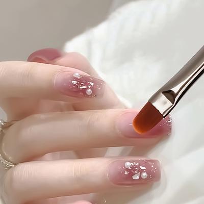 5 Stück Doppelseitiges Nailart-Pinselset Professionelle Maniküre Detaillierungs- und Malwerkzeuge für Acryl und UV-Gel