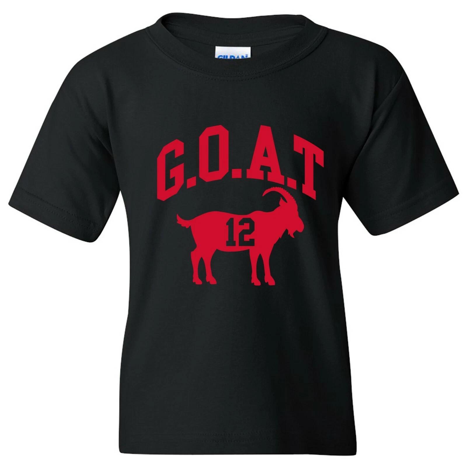 Goat Greatest of All Time Tampa Bay Football Youth T Shirt 3XL