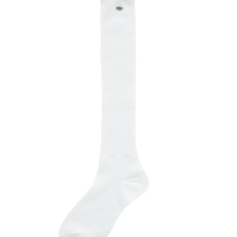 Bellialeu SUMMER RIBBED SOCKS-WHITE