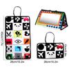 Black And White Newborn Mirror Toys Baby Tummy Time For Babies Montessori Development Crawl High Contrast Activity Sensory Toy