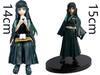 Anime Demon Slayer Kimetsu No Yaiba Action Figur Sæt - Kamado Tanjirou Agatsuma Zenitsu Nezuko PVC Kriger Model Legetøj