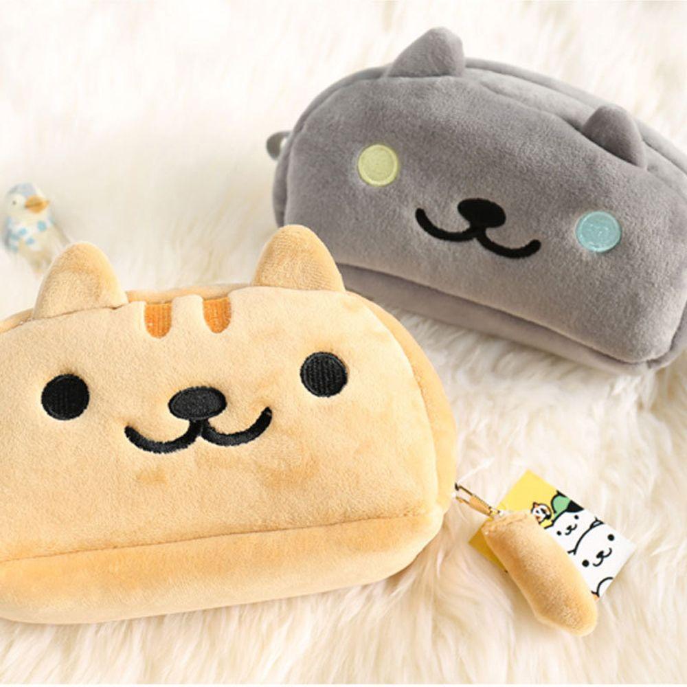 Makeup Organizer Handbook Bag Cosmetic Cases Cat Pencil Bags Plush Pencil Bag Stationery Organizer