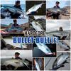 DUEL HARDCORE Popper Hardcore Bullet Bull 100mm 30g Blue Pink Candy For targeting bluefin shore and offshore (F) Weight - tuna, fishing, fishing.
