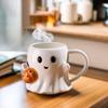 Halloween Wizard Magic Jar Ceramic Mug Decorative Ornament Pumpkin Ghost Afternoon Tea Breakfast Milk Cup Halloween Gift